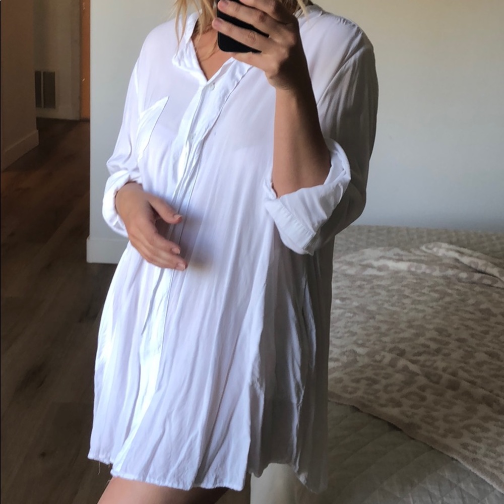 DKNY pajama shirt with pockets